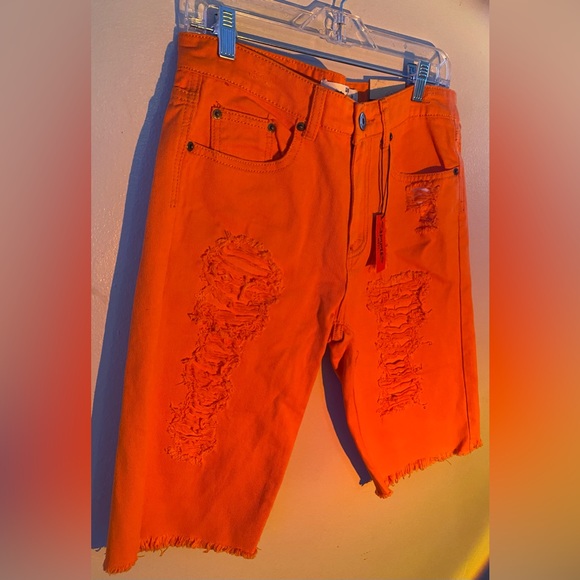 Orange Male Shorts - Picture 2 of 5